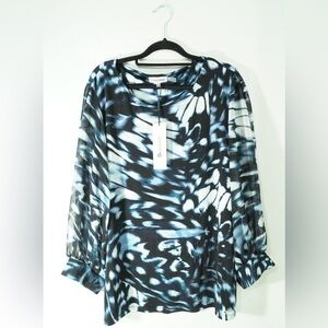 Calvin Klein long sleeve polyester shirt.